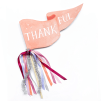 "Thankful" Thanksgiving Party Pennant, Shop Sweet Lulu