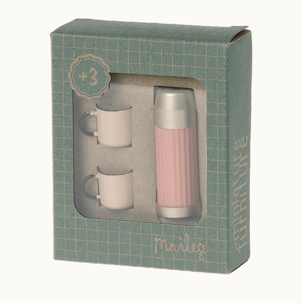 Thermos & Cup Set for Maileg Mice - Coral, Shop Sweet Lulu