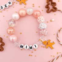 Tiny Gingerbread Charm Bracelet - 3 Size Options - Shop Sweet Lulu