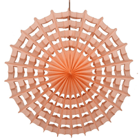 Tissue Paper Halloween Web Fan, 27" - Peach, Shop Sweet Lulu