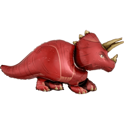 Triceratops Balloon - Red, Shop Sweet Lulu