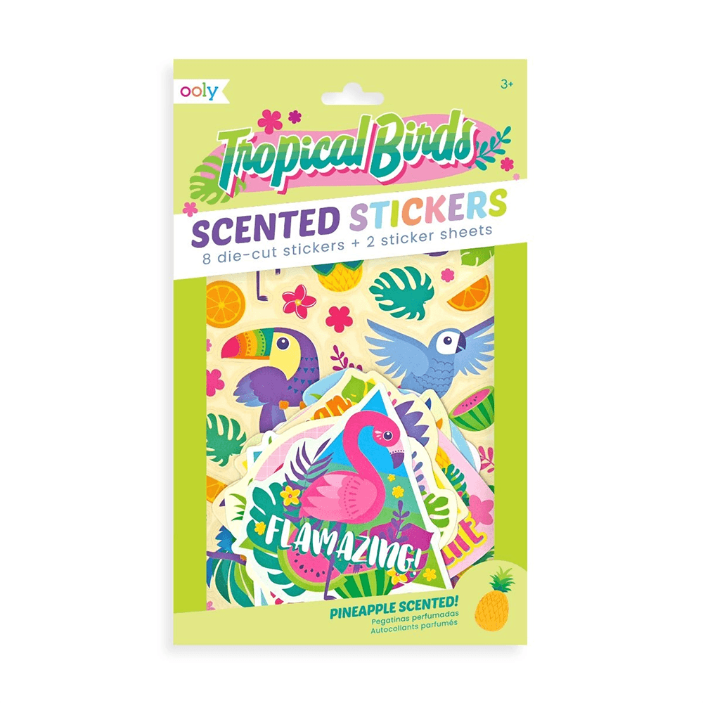 Tropical Birds Scented Stickers, Shop Sweet Lulu