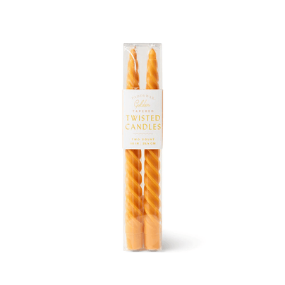 Twisted Taper Candles - Golden, Shop Sweet Lulu