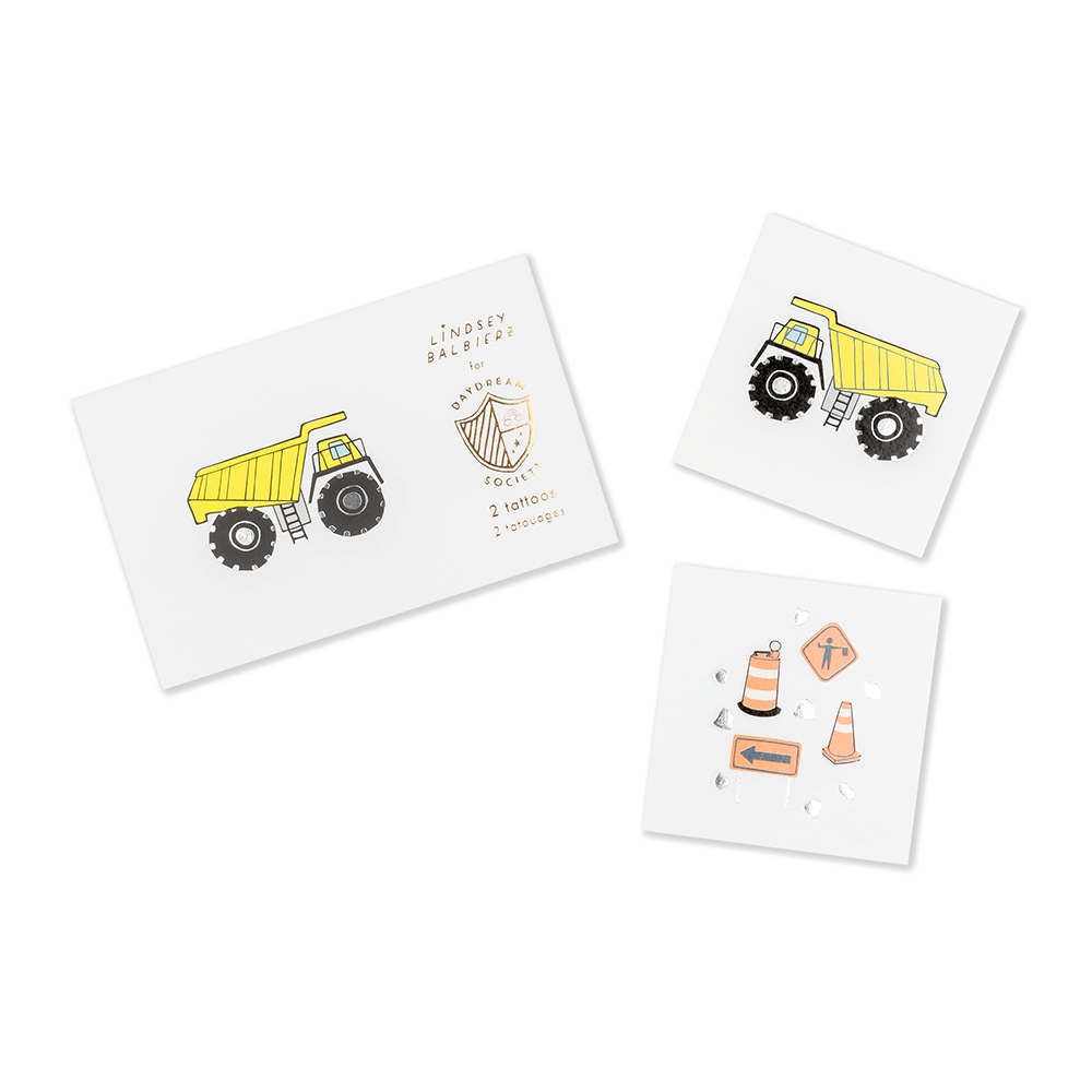 Under Construction Temporary Tattoos, Shop Sweet Lulu