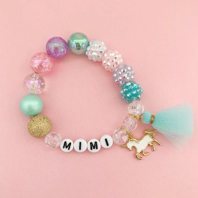 Unicorn Charm Bracelet - 3 Size Options