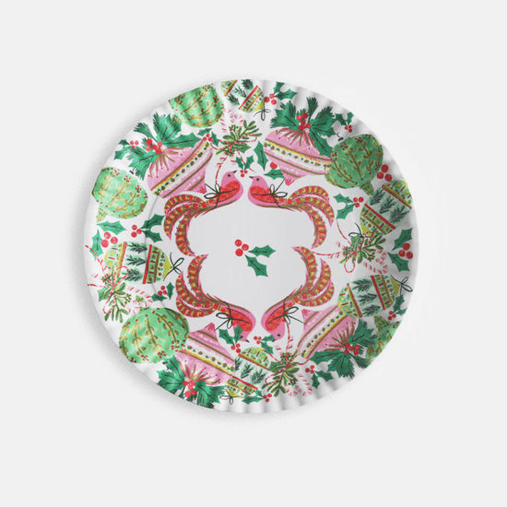 Vintage Christmas Ornaments Melamine Platter, Shop Sweet Lulu