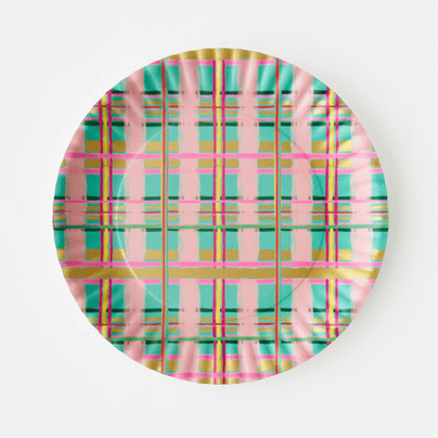 Vintage Christmas Plaid Melamine Platter, Shop Sweet Lulu