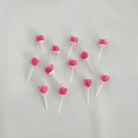 Vintage Style Rosette Cupcake Picks - 2 Color Options, Shop Sweet Lulu