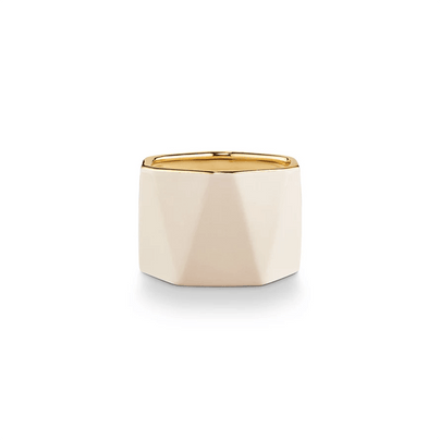 Winter White Electroplated Dylan Candle