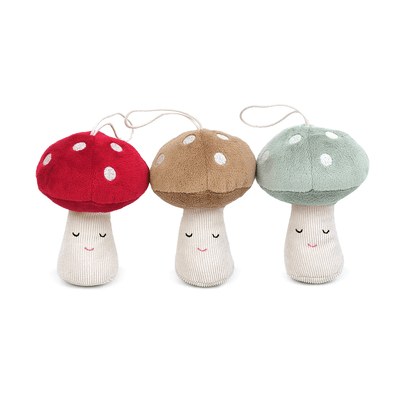 Woodland Mushroom Ornament Trio, Shop Sweet Lulu