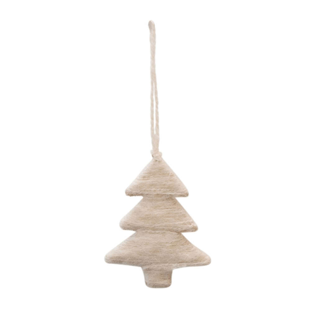 Wrapped Tree Ornament - Cream, Shop Sweet Lulu