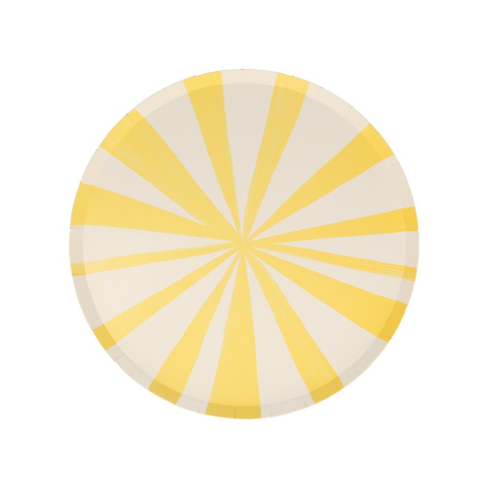 Yellow Stripe Side Plates, Shop Sweet Lulu