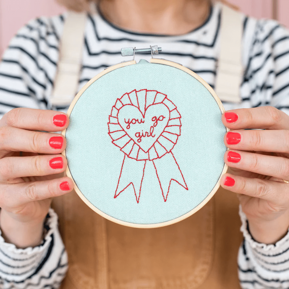 You Go Girl DIY Embroidery Kit, Shop Sweet Lulu