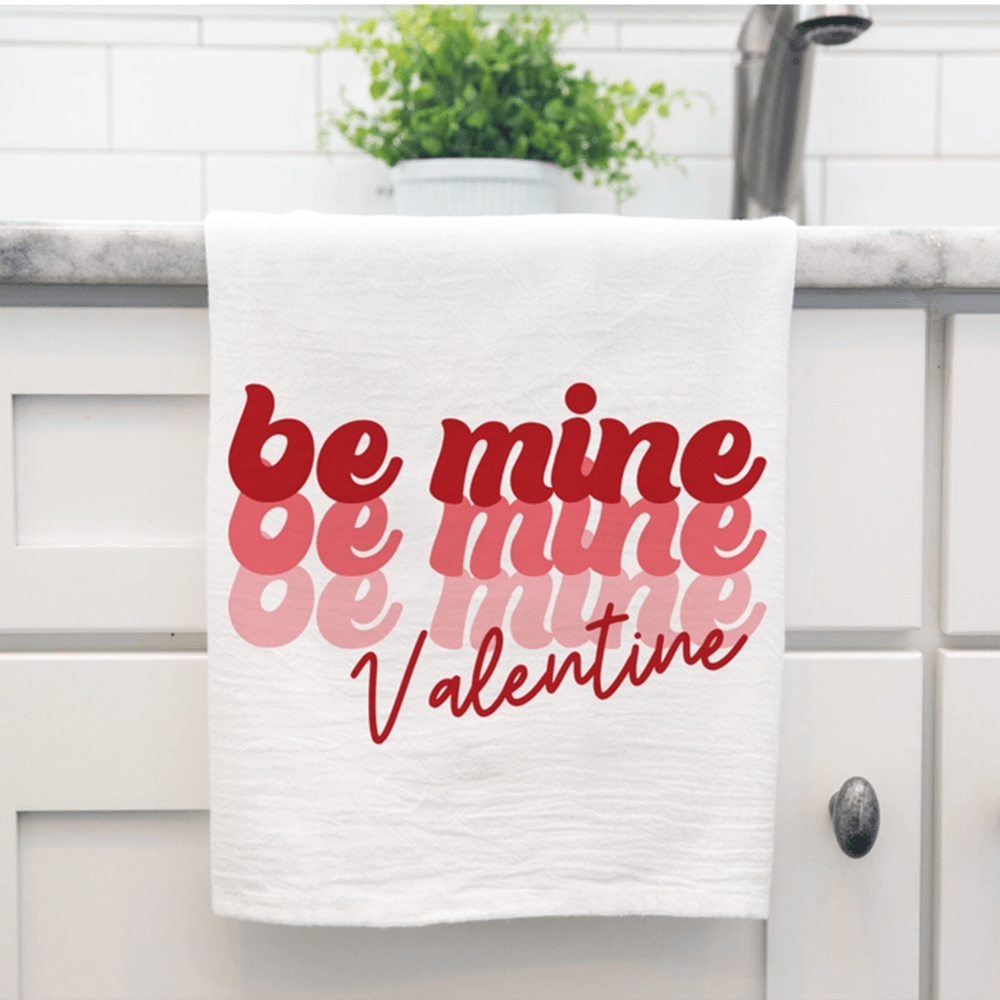 "Be My Valentine" Kitchen Towel
