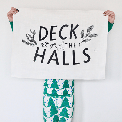 "Deck the Halls" Holiday Banner