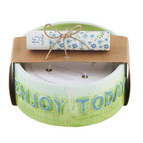 "Enjoy Today" Candle & Match Set, Shop Sweet Lulu