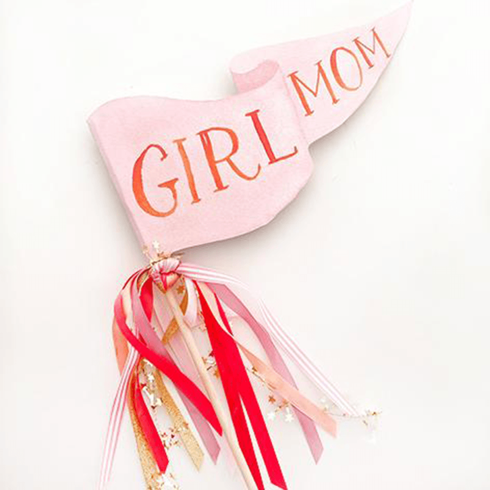 "Girl Mom" Party Pennant, Shop Sweet Lulu