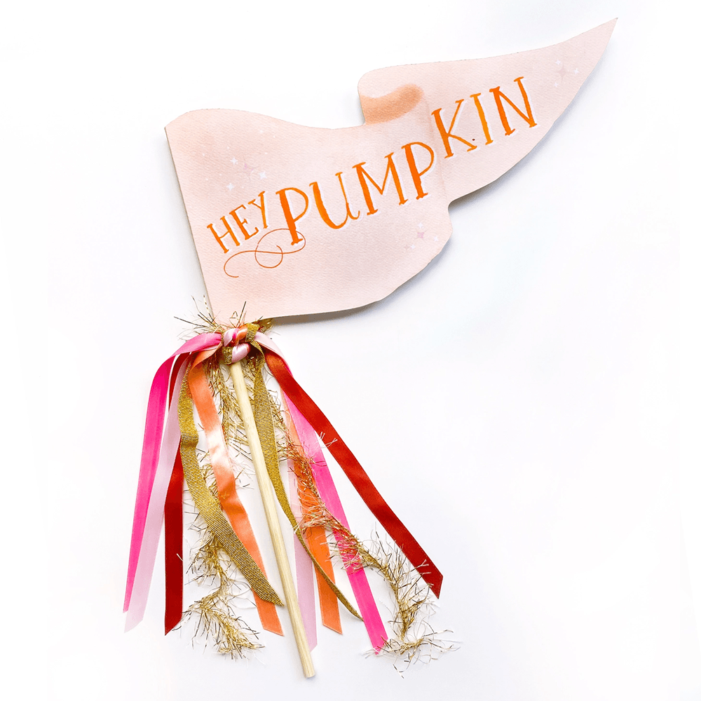 "Hey Pumpkin" Thanksgiving Party Pennant, Shop Sweet Lulu