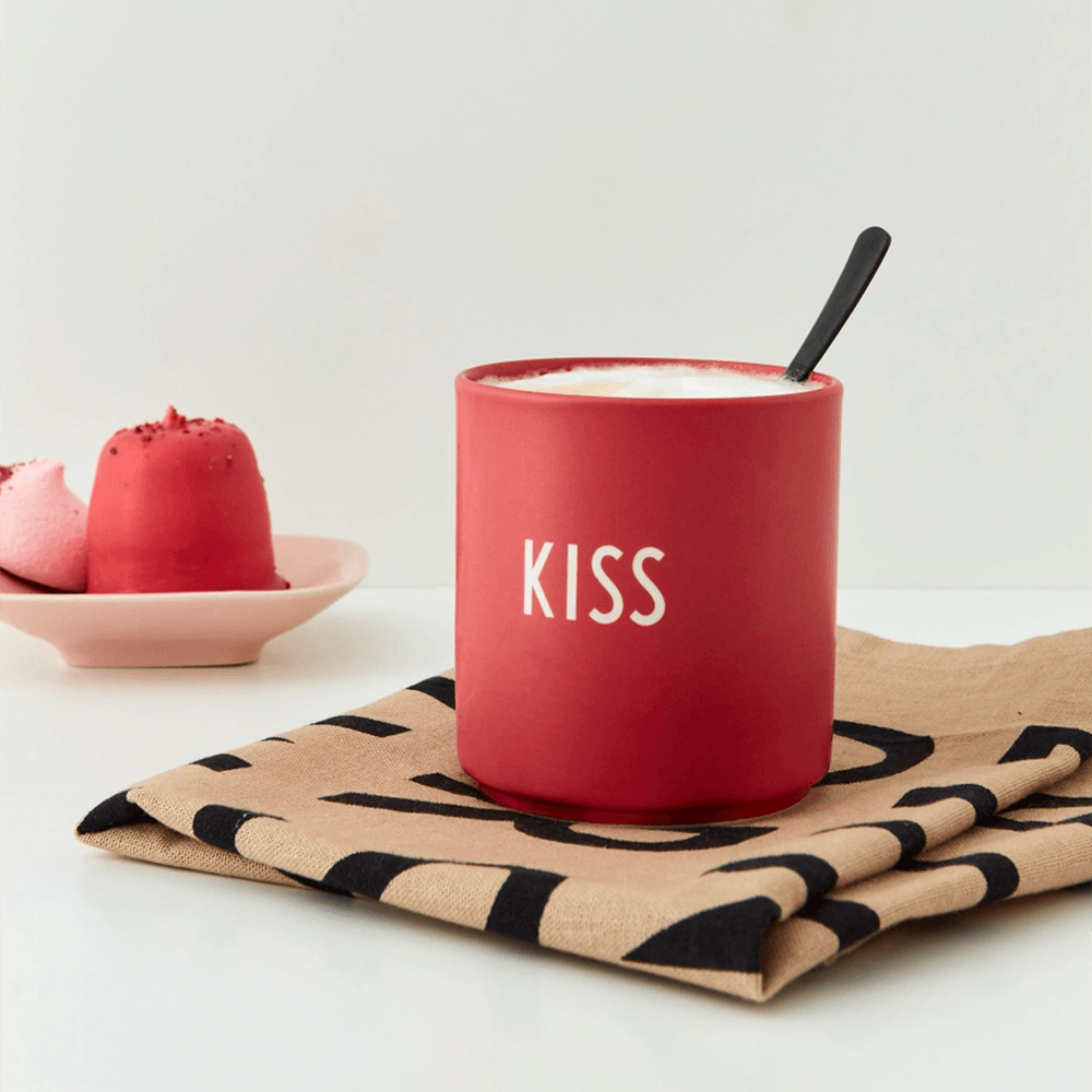 "Kiss" Porcelain Mug, Shop Sweet Lulu