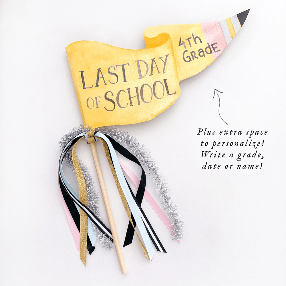 "Last Day of School" Party Pennant, Shop Sweet Lulu