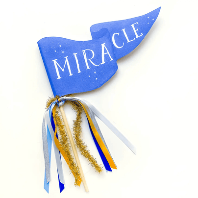 "Miracle" Hanukkah Party Pennant, Shop Sweet Lulu