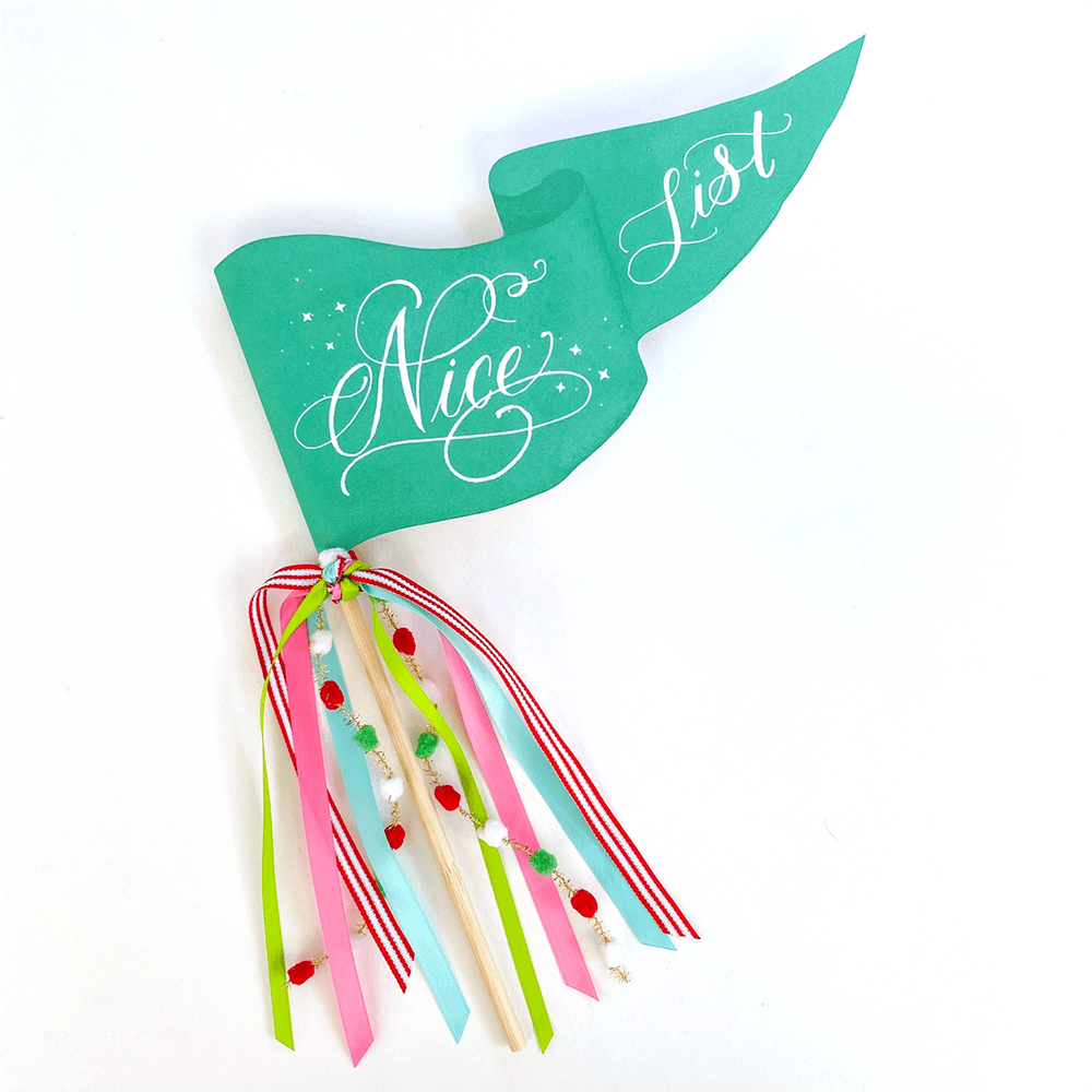 "Nice List" Party Pennant, Shop Sweet Lulu
