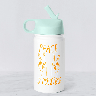 "Peace is Possible" Insulated Thermos, Shop Sweet Lulu