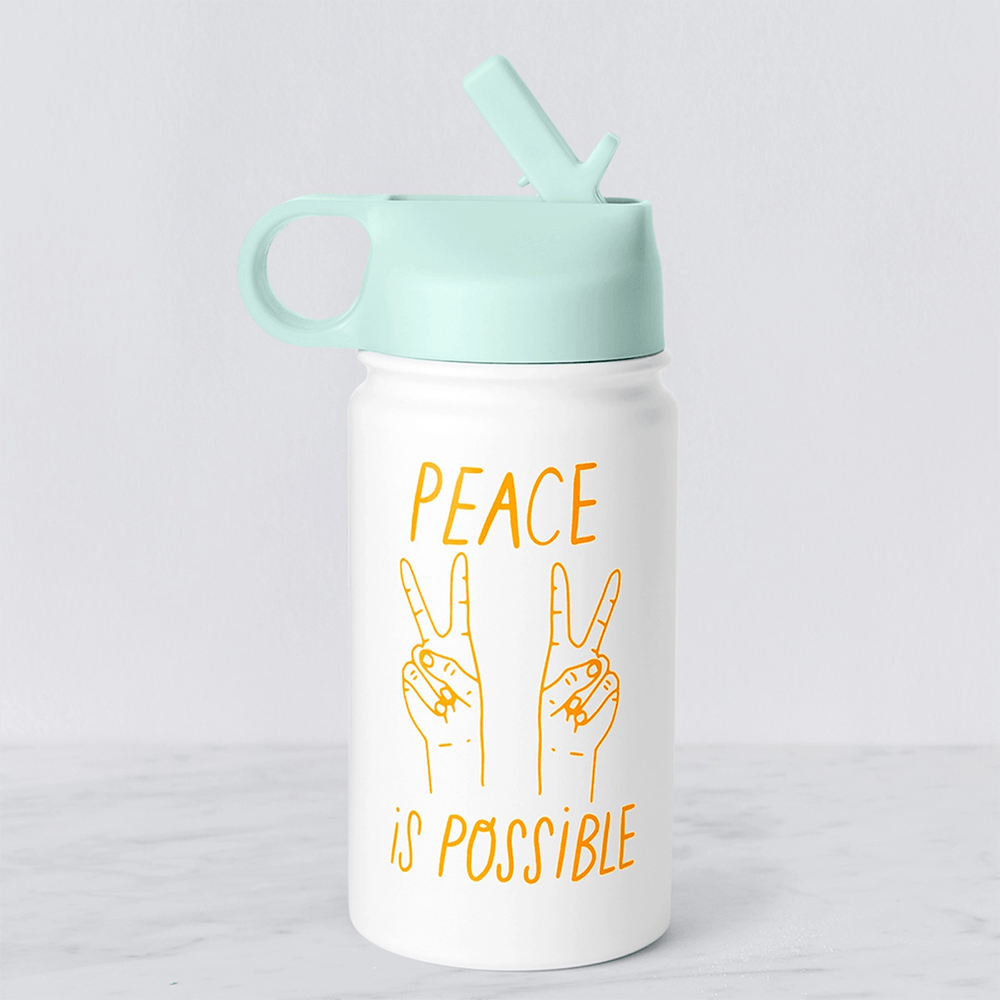 "Peace is Possible" Insulated Thermos, Shop Sweet Lulu