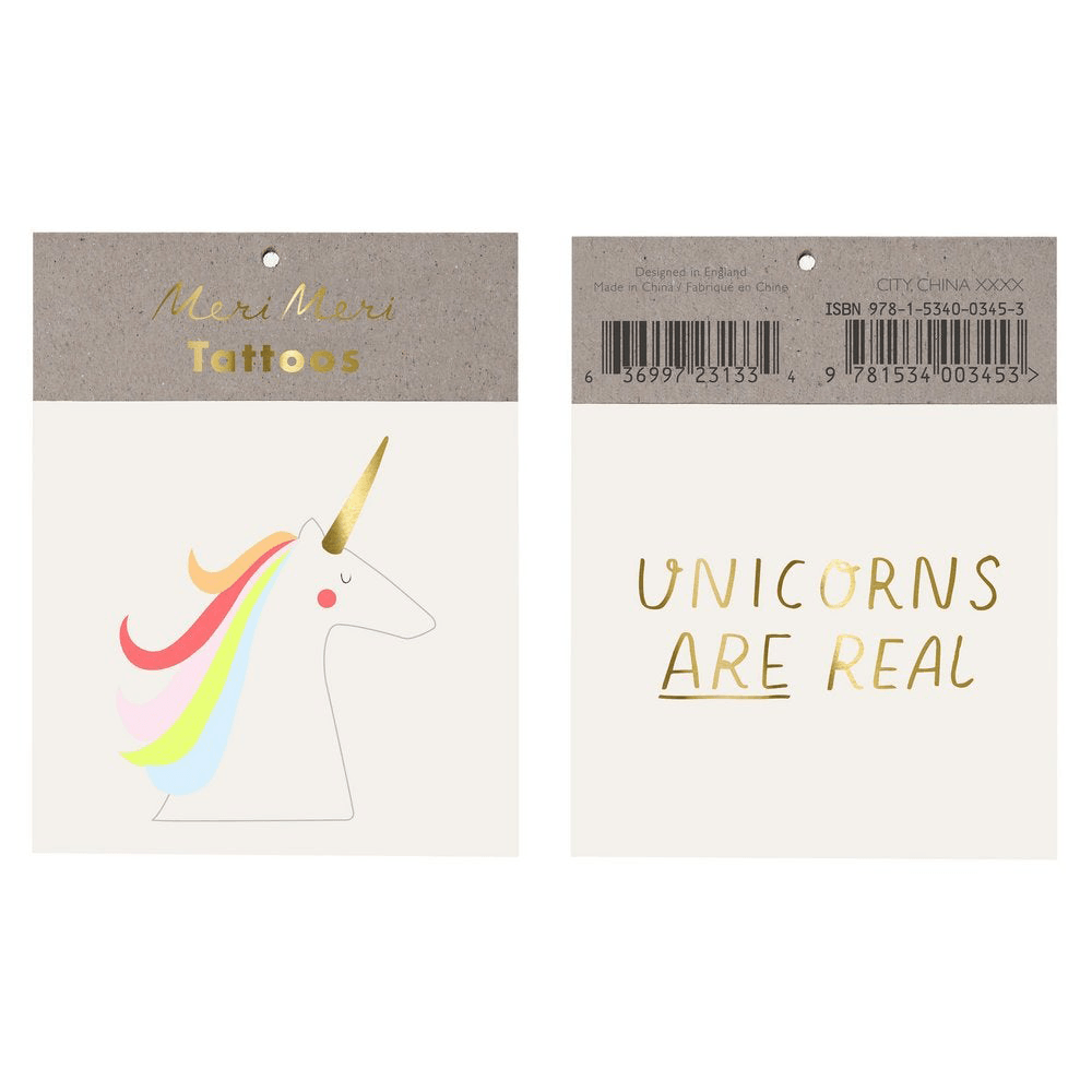 "Unicorns are Real" Small Tattoos, Shop Sweet Lulu