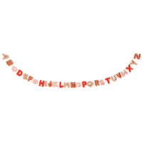 Boho Alphabet Wool Felt Garland, Shop Sweet Lulu