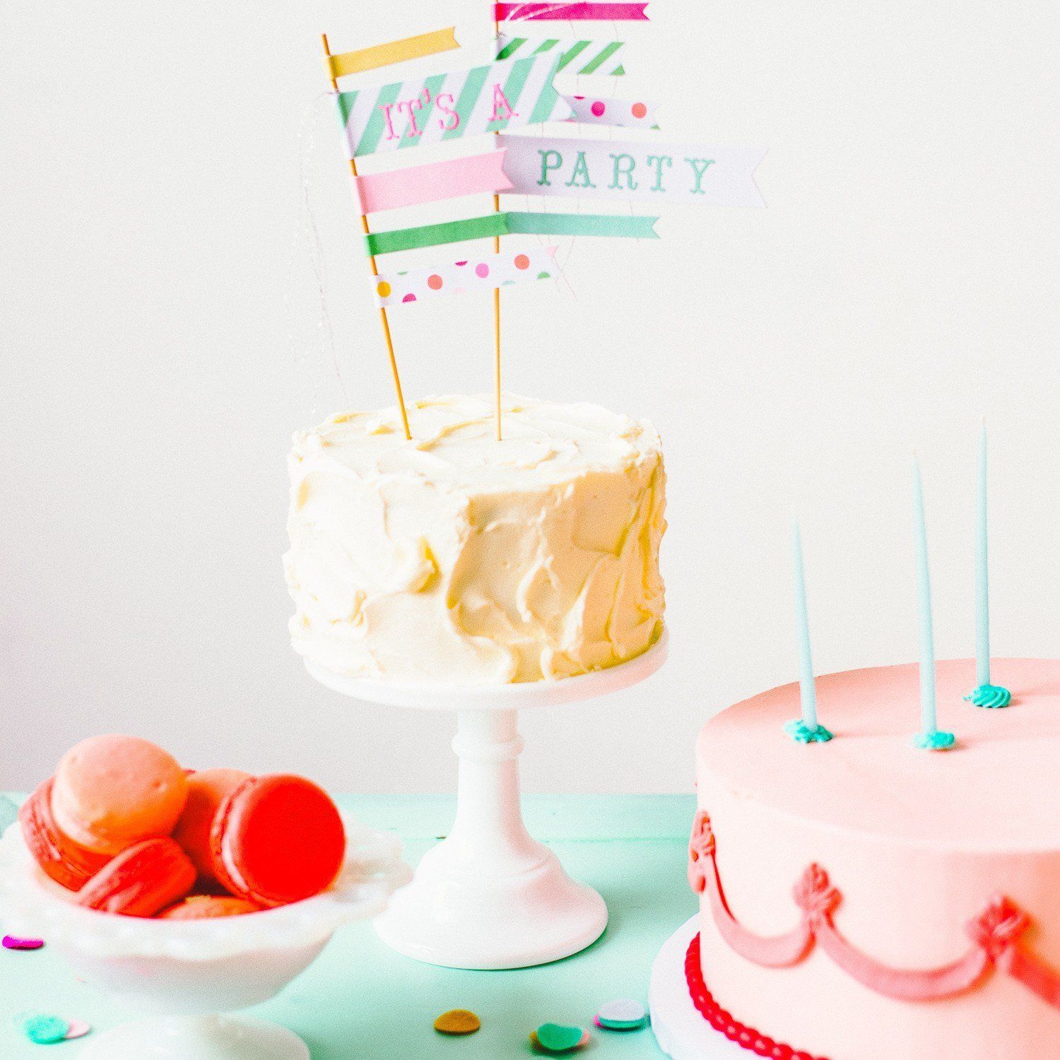 'It's a Party' Cake Topper - Shop Sweet Lulu