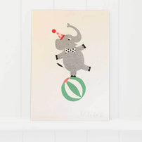 Art Print - Elly on Ball - Shop Sweet Lulu