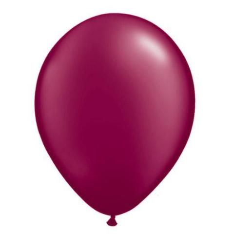 Latex Balloon, Burgundy Pearl