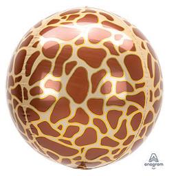 16" Giraffe Animalz Balloon Orbz