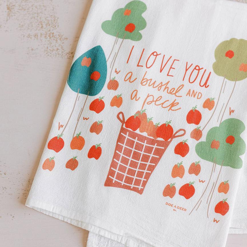 Bushel And A Peck Flour Sack Towel