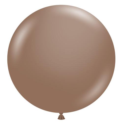 17" Round Balloon, Cocoa