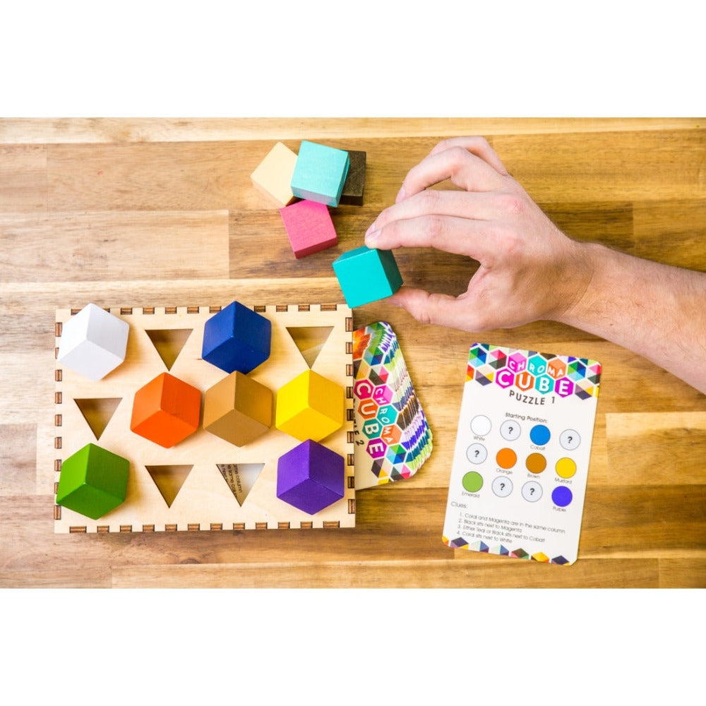 Colored Cube Puzzle, Shop Sweet Lulu