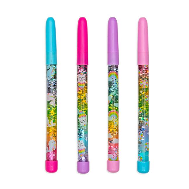 Rainbow Glitter Wand Pen - Choose one