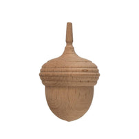 Paulownia Wood Acorn, Natural