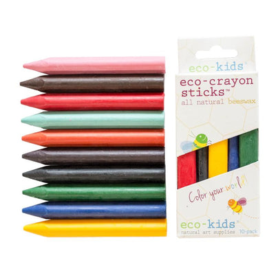 Eco-crayon sticks- 10 pack