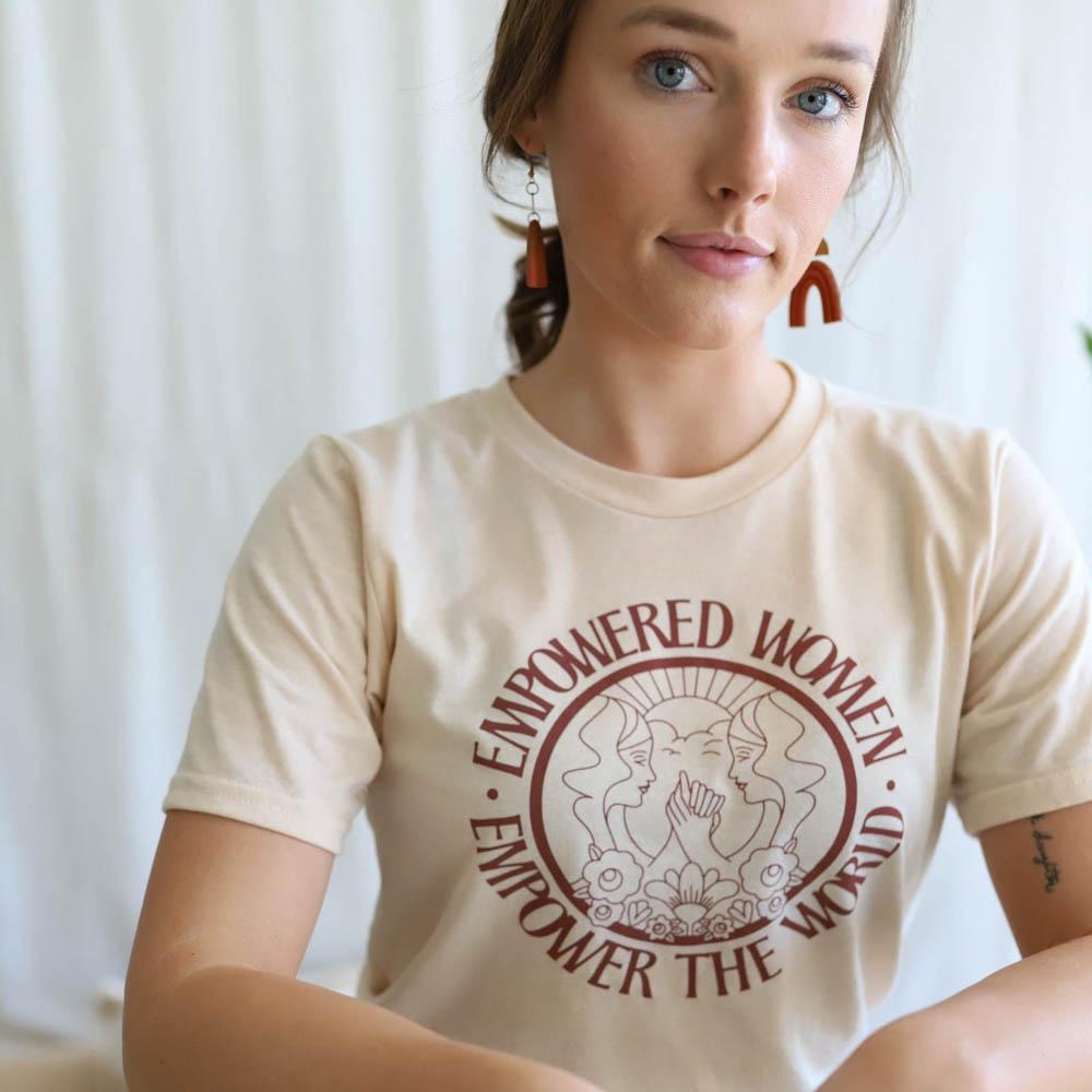 Empowered Women Empower The World, Graphic Tee in Rose