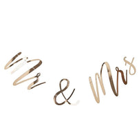 Gold Mr. & Mrs. Bunting