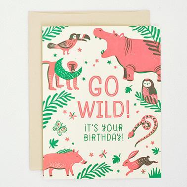 Jungle Birthday Card