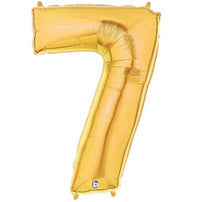 40" Number 7 Megaloon Gold - Shop Sweet Lulu