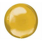 16" Gold Mylar Balloon Orbz available at Shop Sweet Lulu