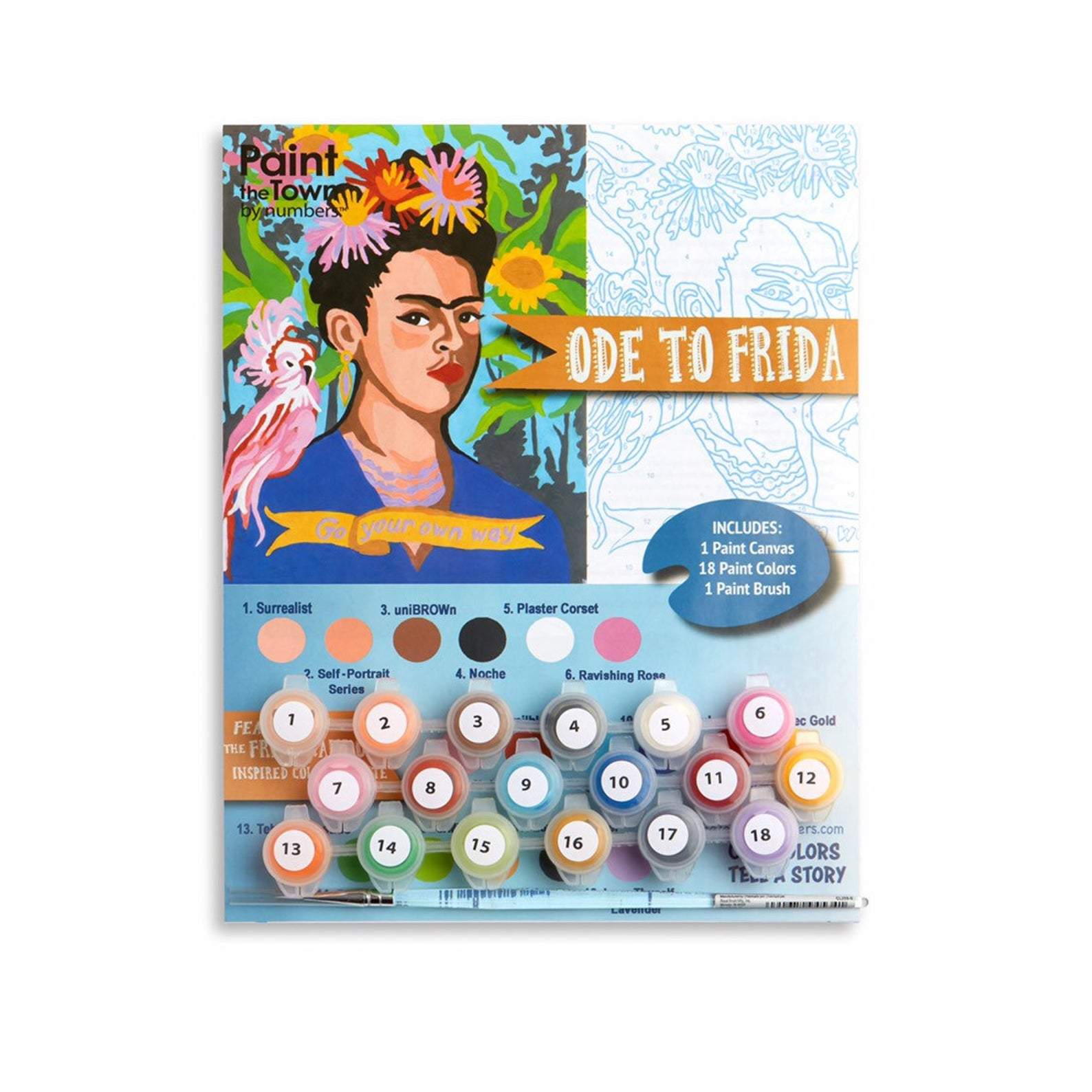 Ode to Frida Paint By Number Kit