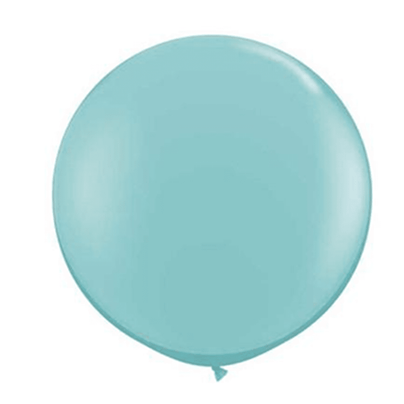 36" Round Balloon, Caribbean Blue