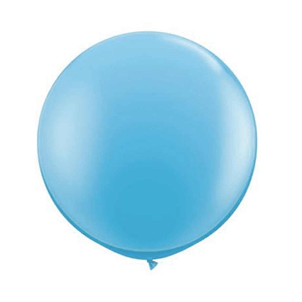 3 Foot Round Balloon, Light Blue, Jollity Co.