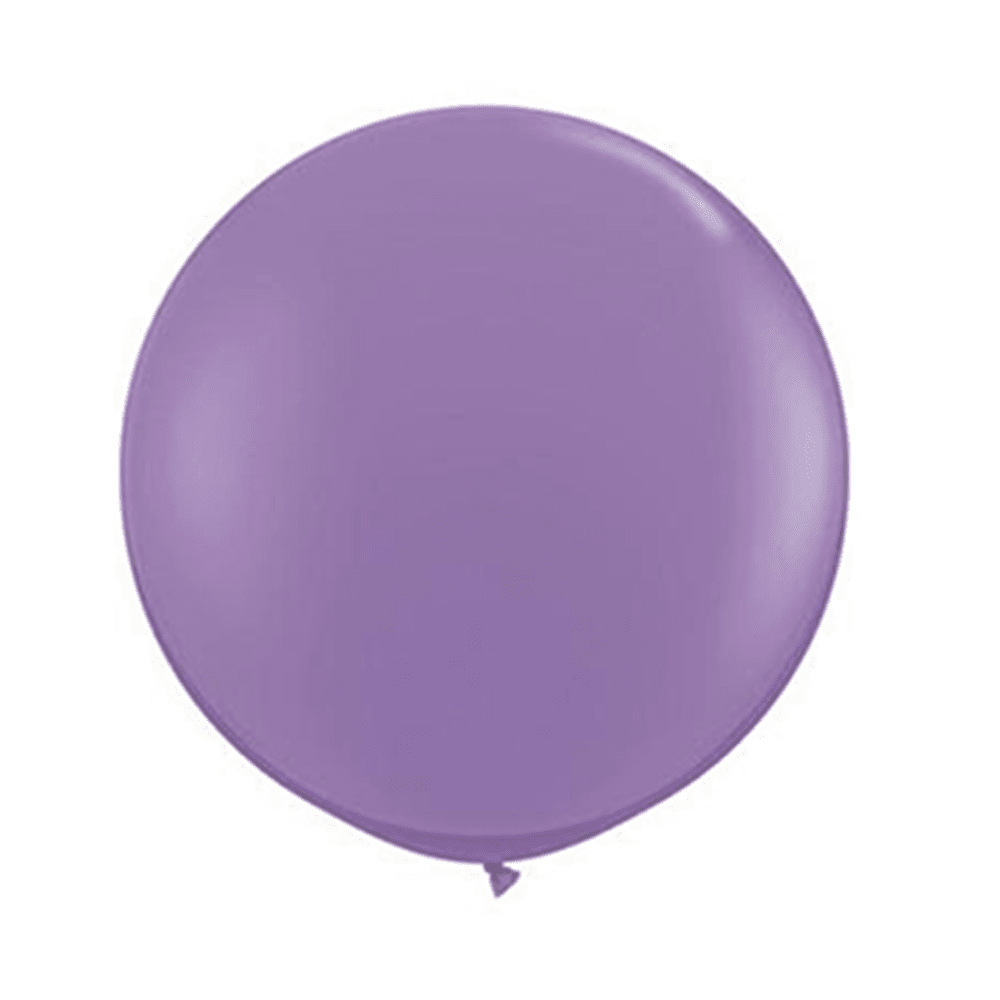 3 Foot Round Balloon, Lilac, Jollity Co.