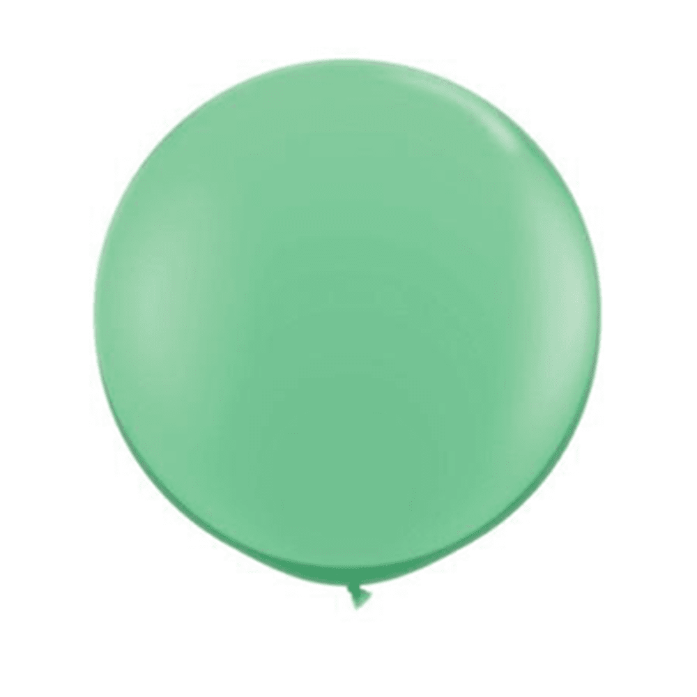 3 Foot Round Balloon, Mint, Jollity Co